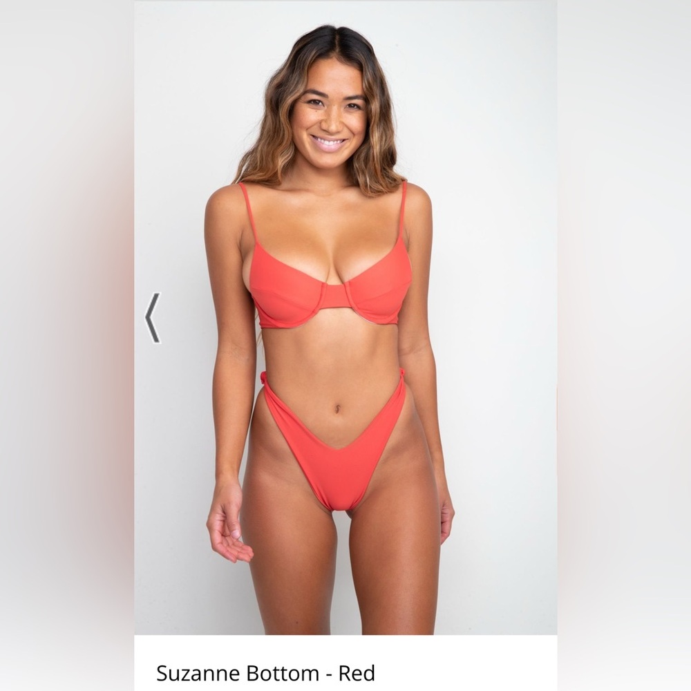 Skatie swim Suzanne bottom red XL
